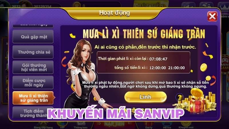 Ngập tràn khuyến mãi San Vip 