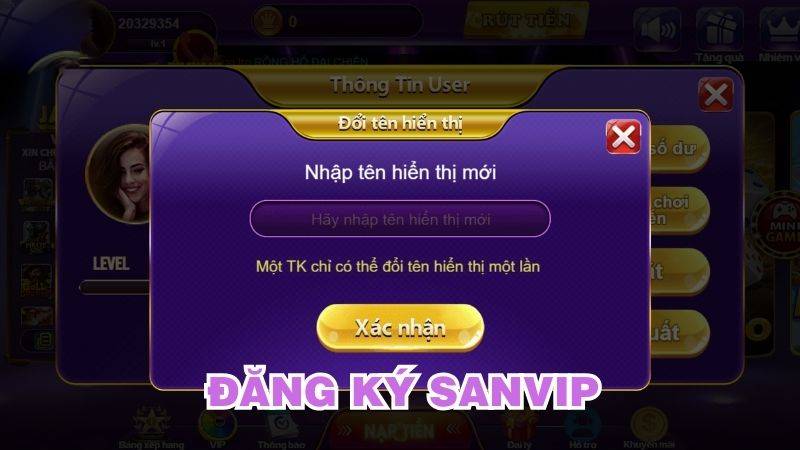 Thủ tục mở tài khoản San Vip